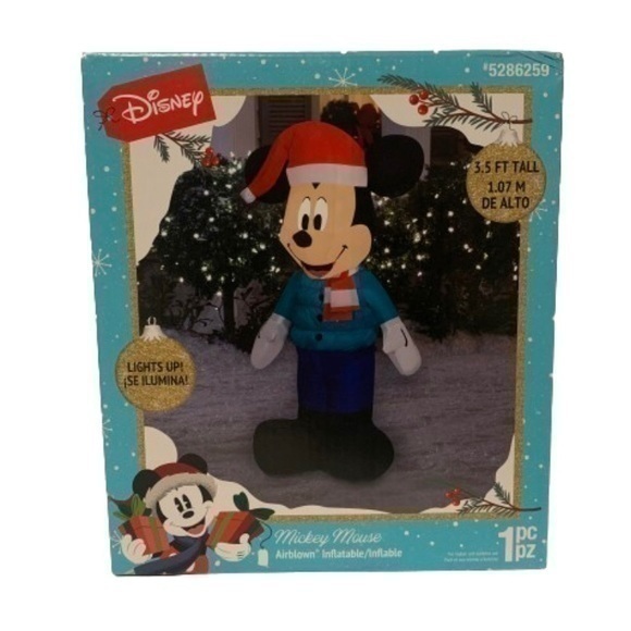 NIB. DISNEY Mickey Mouse 3.5ft Airblown Inflatable